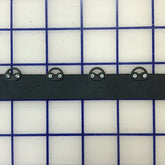 Non-Metallic Trim - 1-inch Eyelet Trim with Rhinestones Black